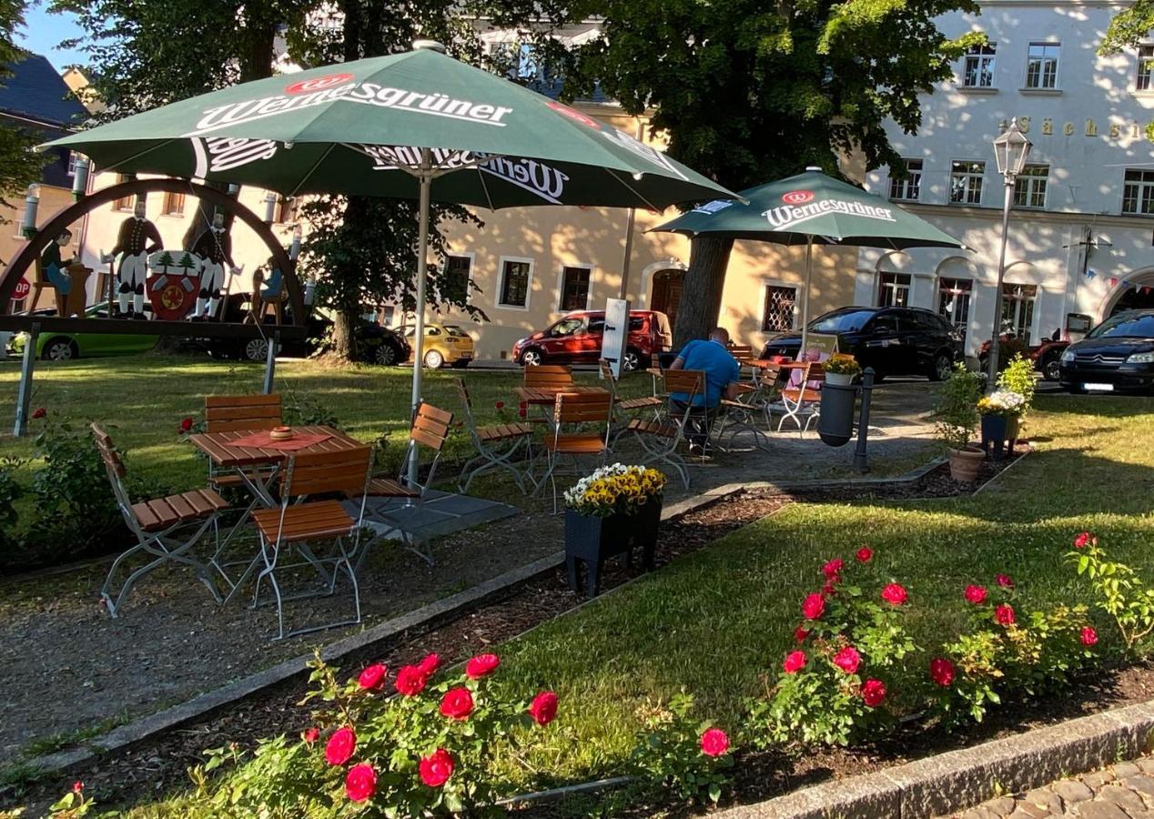 Hotel Saechsischer Hof Scheibenberg Extérieur photo